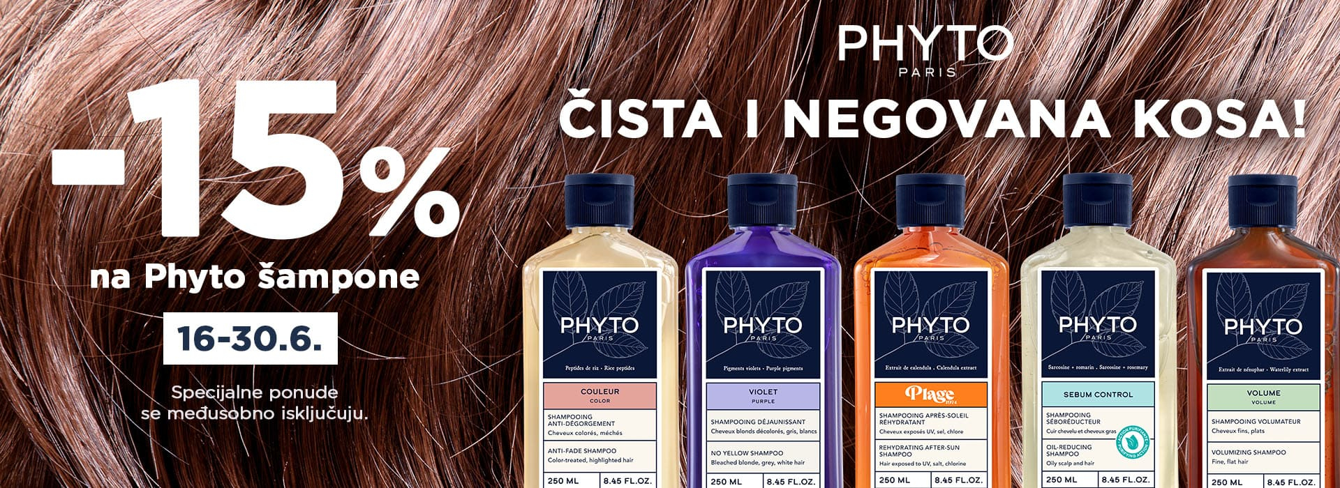 Phyto šamponi 06/25